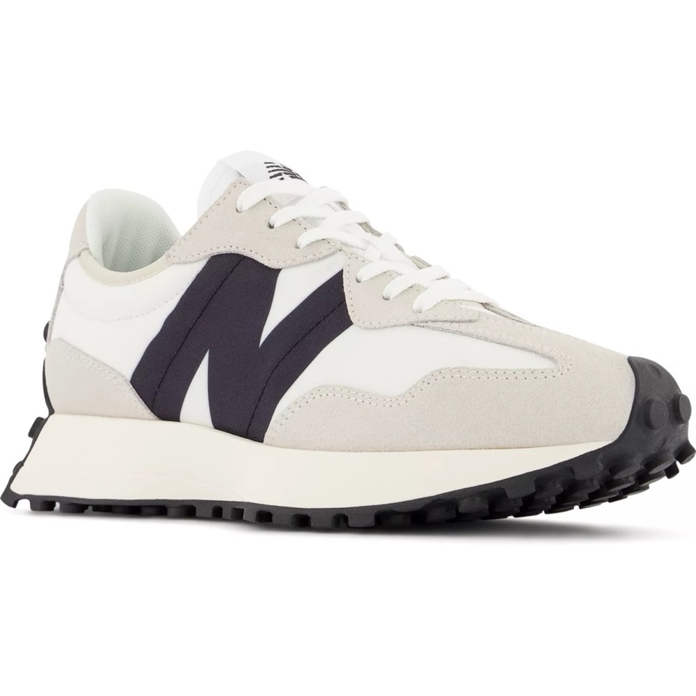 EUC New Balance 327 White/Grey/Black Women's 7.5